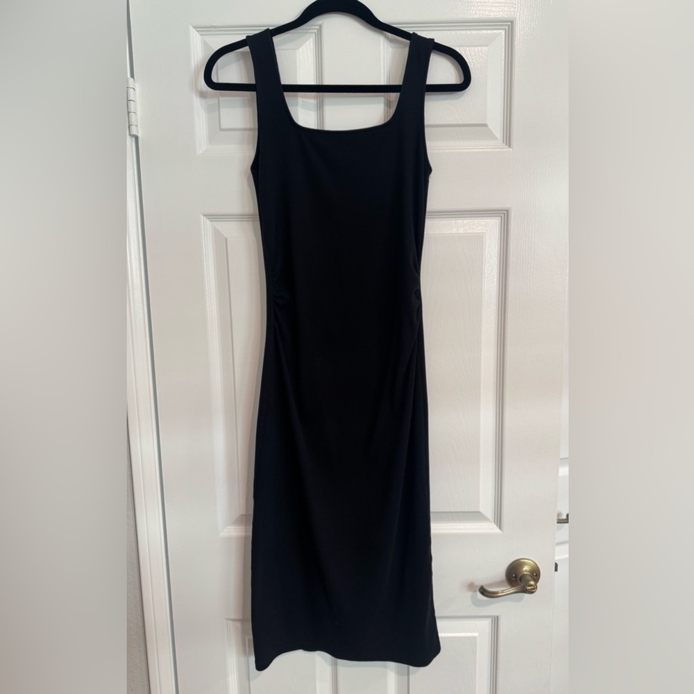 Old Navy Maternity Black Ribbed Dress